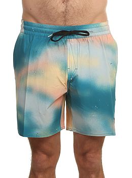Volcom Baffle Trunk Volley Shorts Salmon