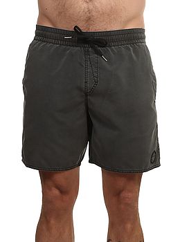 Volcom Center Trunk Volley Shorts Black