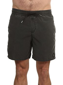 Volcom Center Trunk Volley Shorts Black
