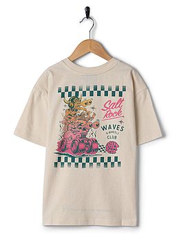 Saltrock Boy Creep Club Gradient Tee Cream