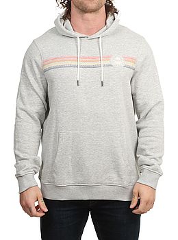 Saltrock Tribal Stripe Hoodie Grey
