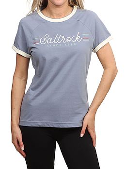 Saltrock Links Tee Blue