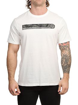 Saltrock Warp Surf Stripe Tee Cream