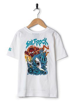 Saltrock Boys Jaws Tee Cream