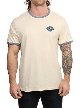 Saltrock Offshore Ringer Tee Cream