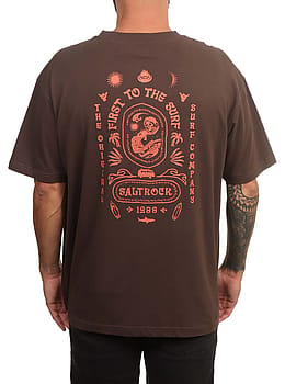 Saltrock Cult Tee Brown