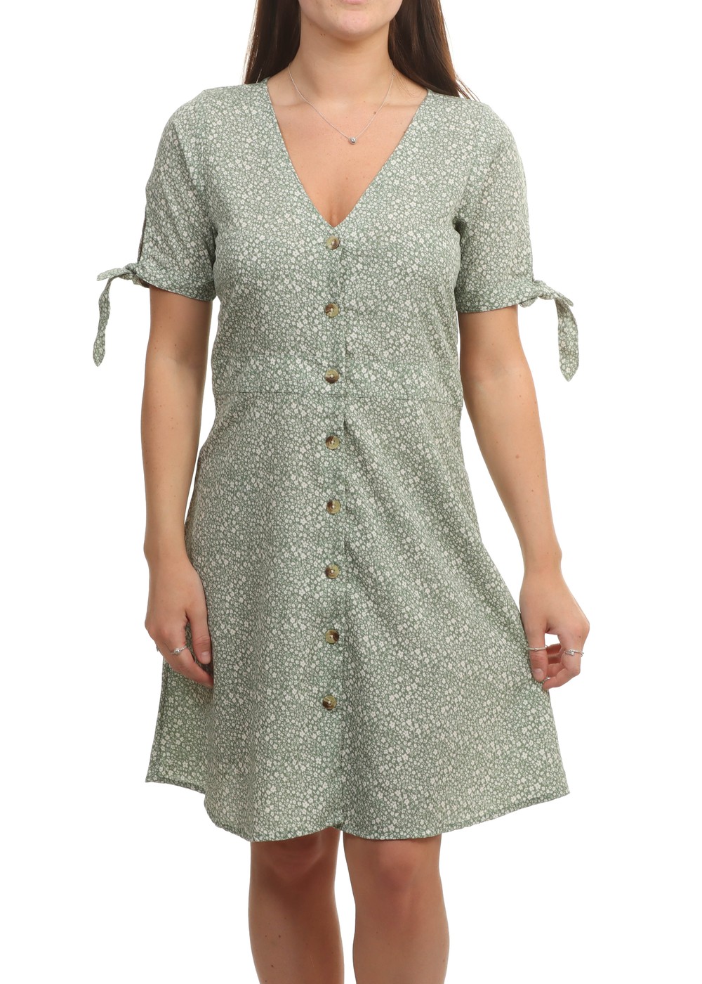 Protest Garachine Dress Glass Bottle Green