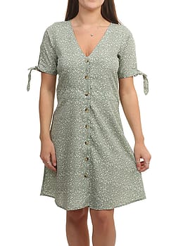 Protest Garachine Dress Glass Bottle Green