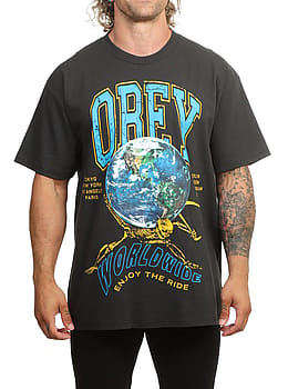 Obey Enjoy The Ride Tee Vintage Black
