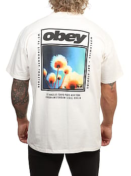 Obey Stronger Together Tee Vintage White