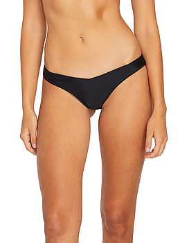 Volcom Simply Solid V Bottom Bikini Pant Black