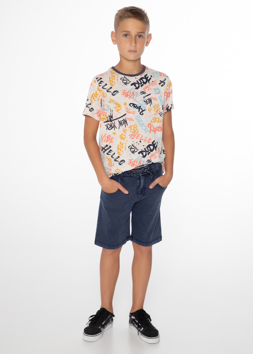 Protest Boys Orlin Shorts Ground Blue