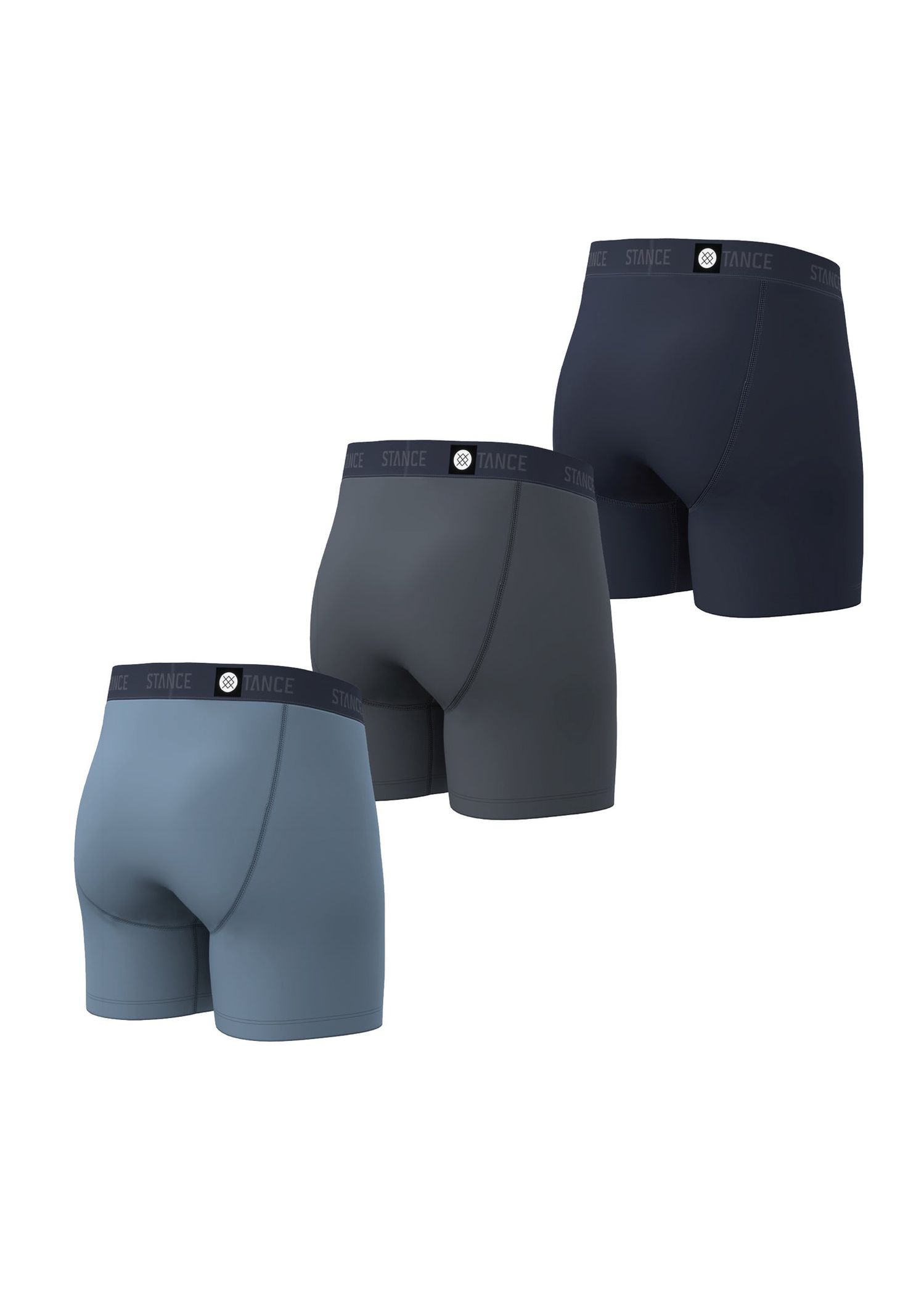 Stance 3 Pack Boxer Briefs Blue