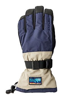 Hestra Gauntlet Sr Snow Gloves Navy Beige