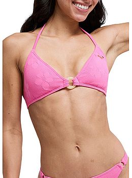 Roxy Paradise Fixed Tri Bikini Top Sangria