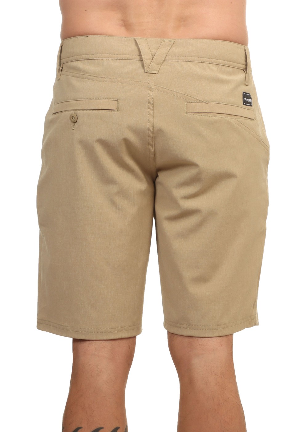 Volcom Frickin Cross Shred Static Shorts Khaki