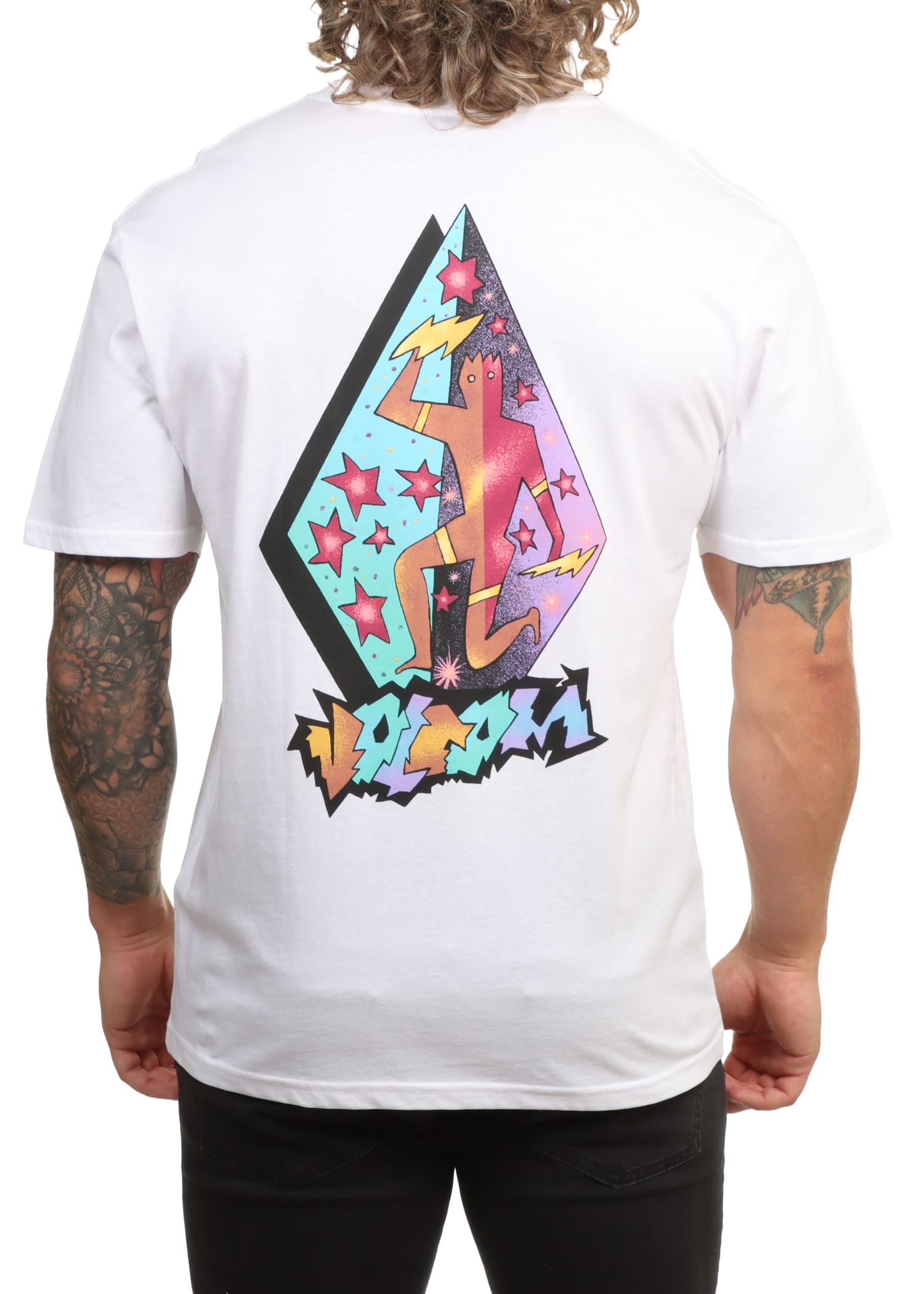 Volcom Star Shields Exp Tee White