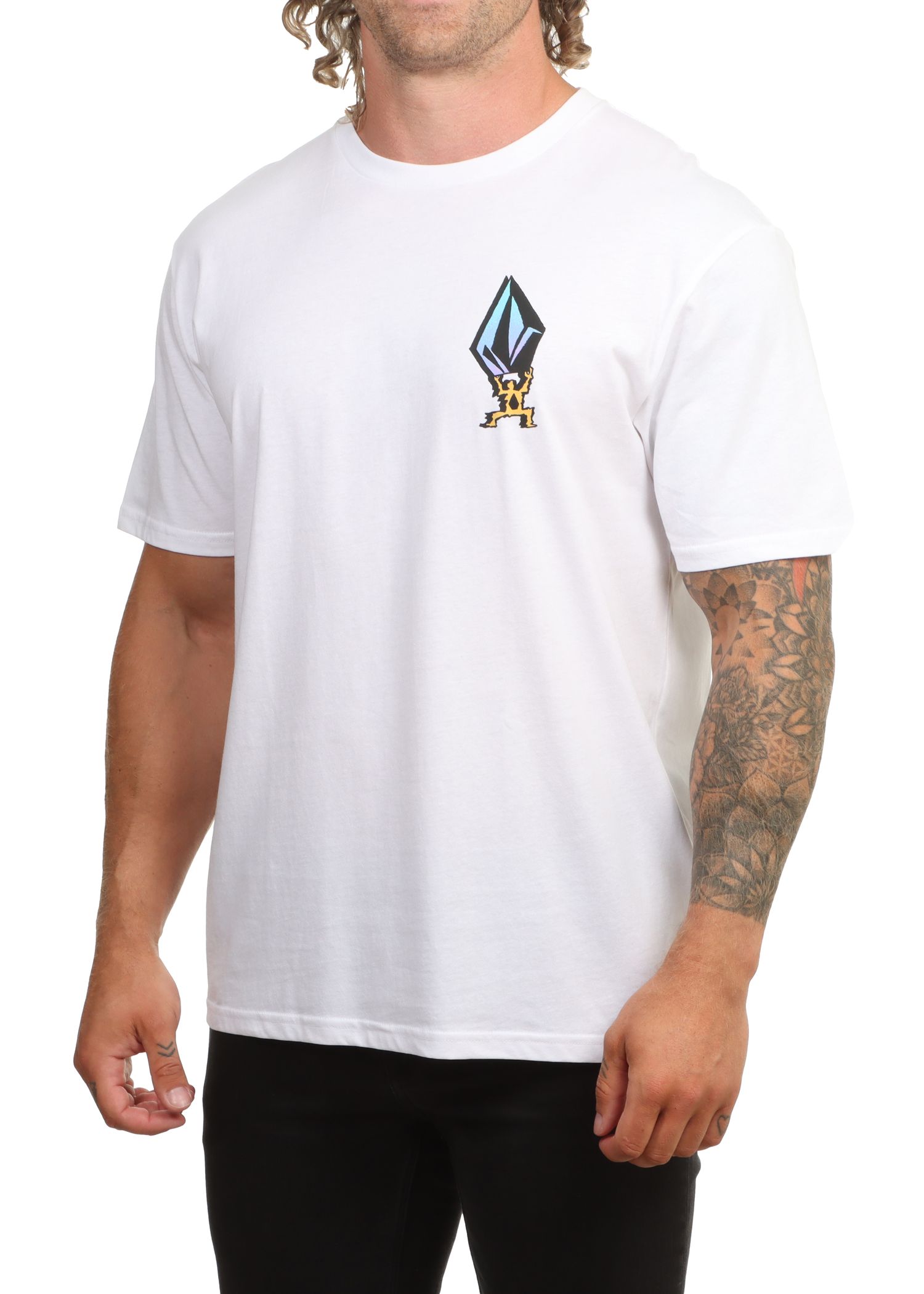 Volcom Star Shields Exp Tee White