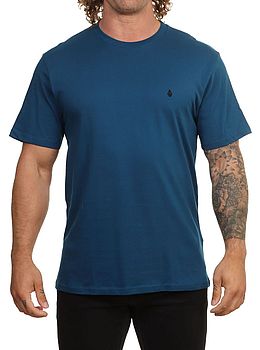 Volcom Stone Blanks Tee Cosmic Blue