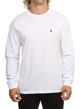 Volcom Stone Blanks Long Sleeve White