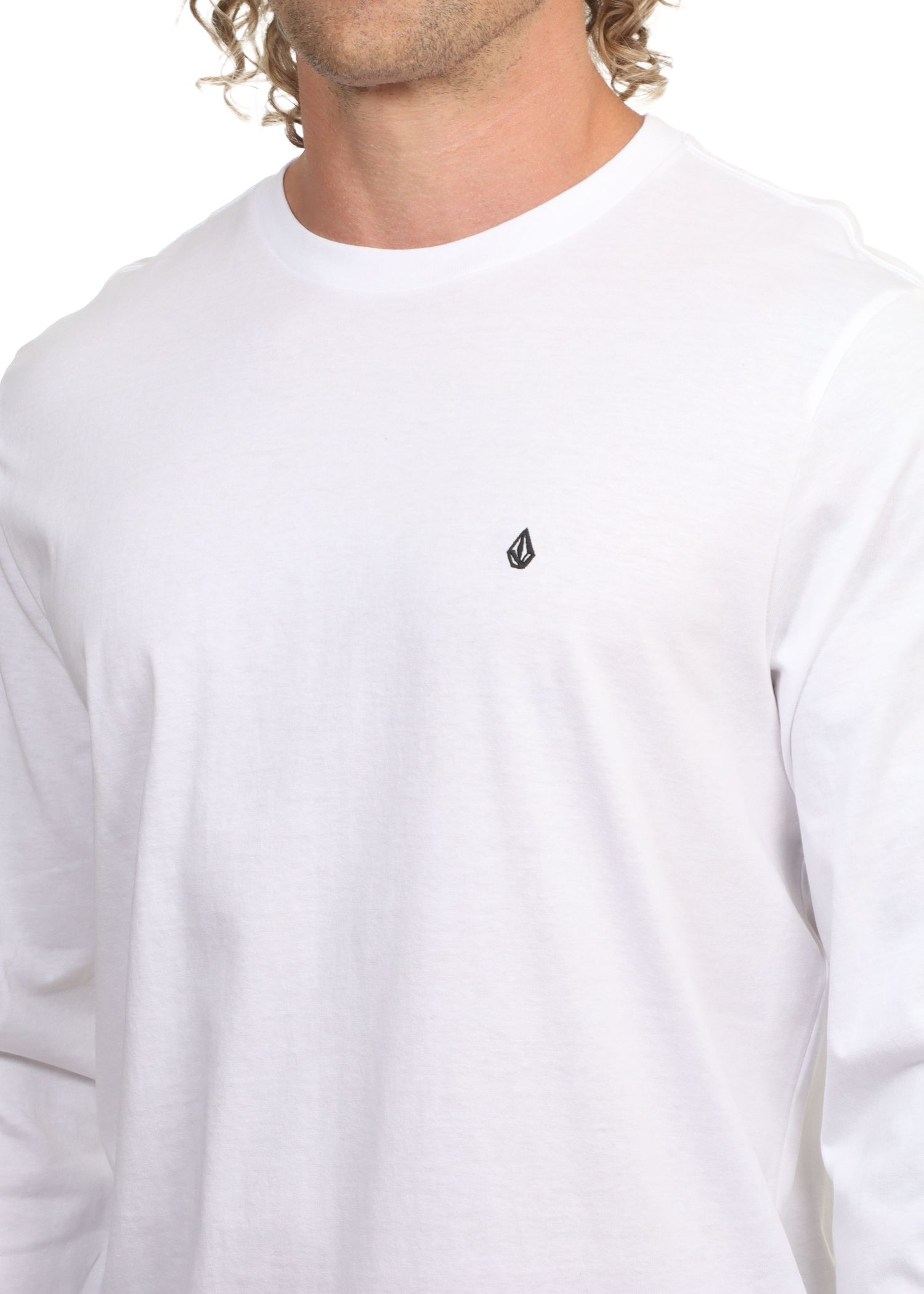 Volcom Stone Blanks Long Sleeve White