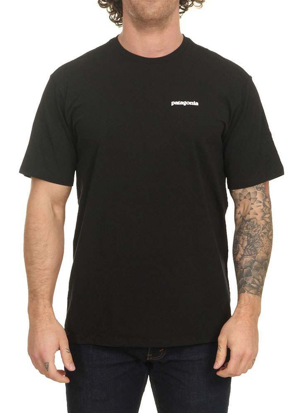 Patagonia P-6 Logo Responsibili-Tee Black