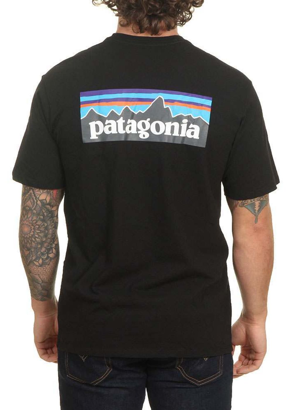 Patagonia P-6 Logo Responsibili-Tee Black