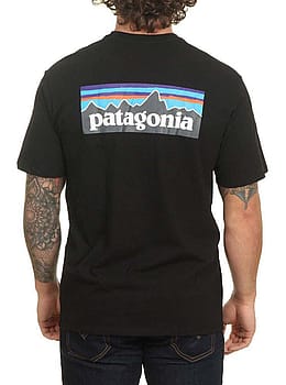 Patagonia P-6 Logo Responsibili-Tee Black