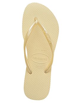 Havaianas Slim Flip Flops Buttercream