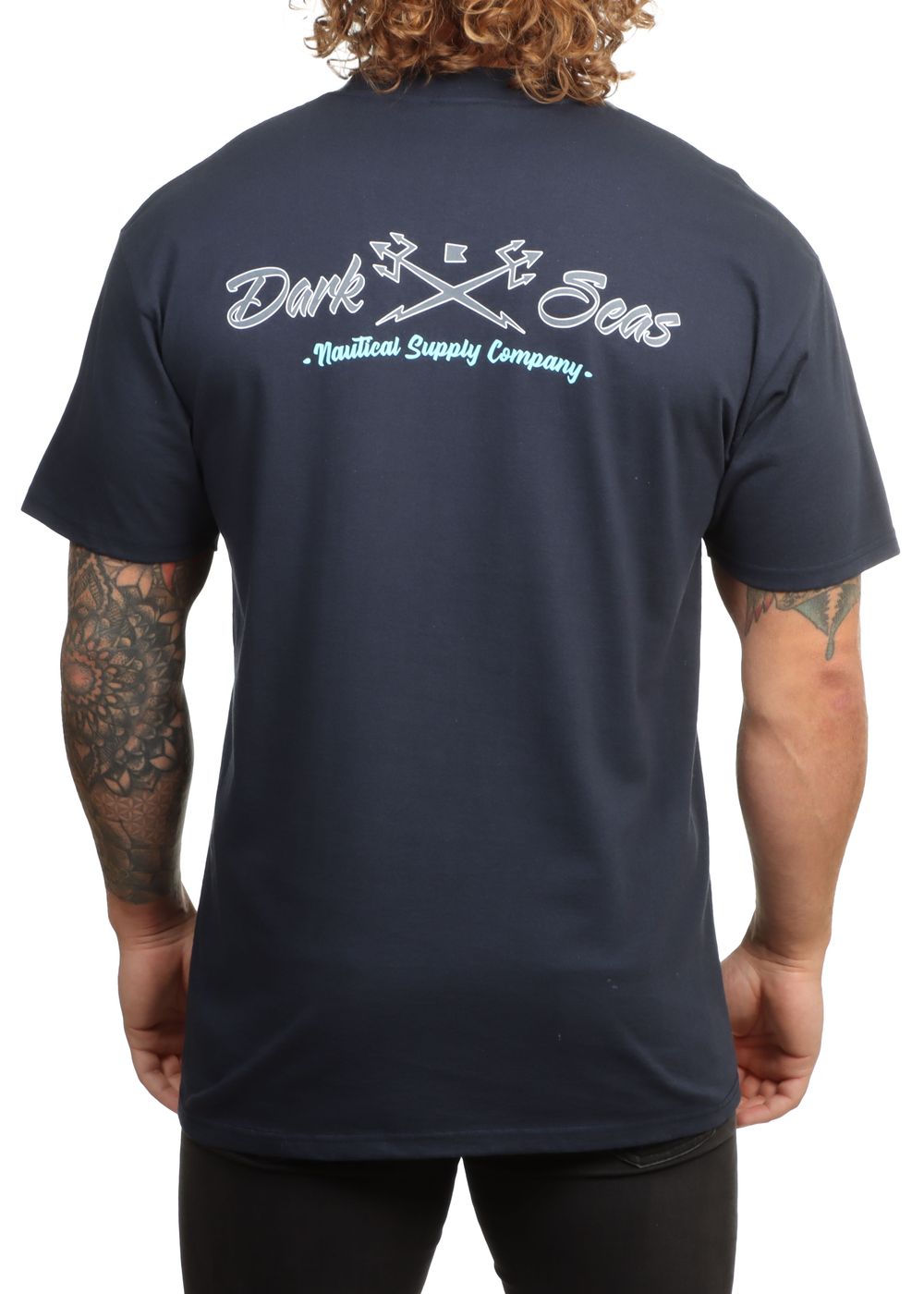 Dark Seas Headway Tee Navy