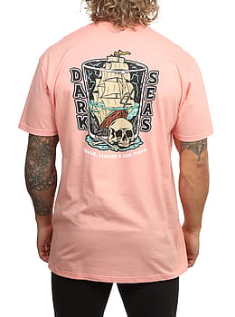 Dark Seas Liquor & Legends Tee Coral