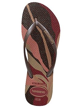 Havaianas Slim Palette Flip Flops Amaranth