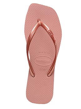 Havaianas Slim Square Flip Flops Crocus Rose