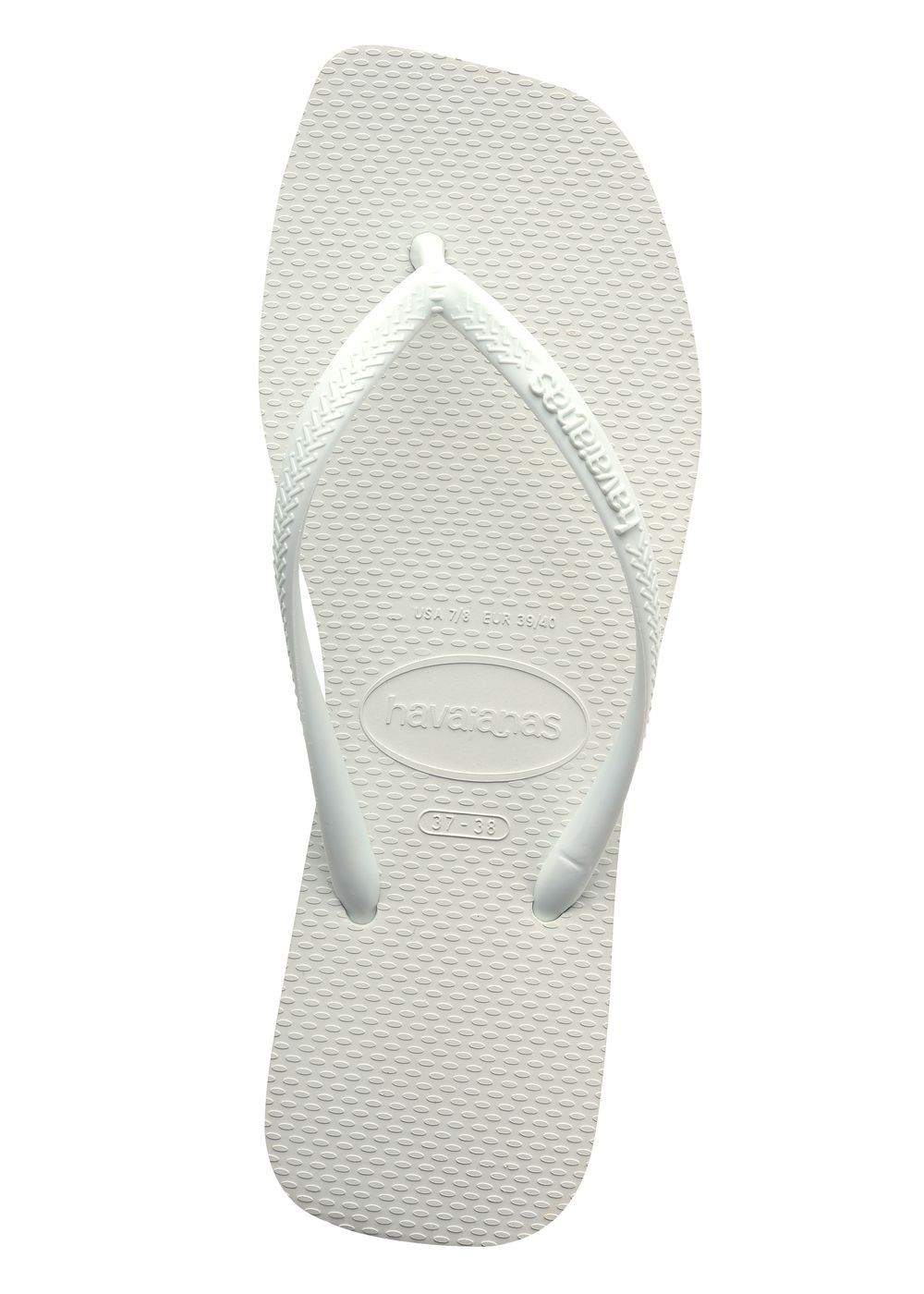 Havaianas Slim Square Flip Flops White