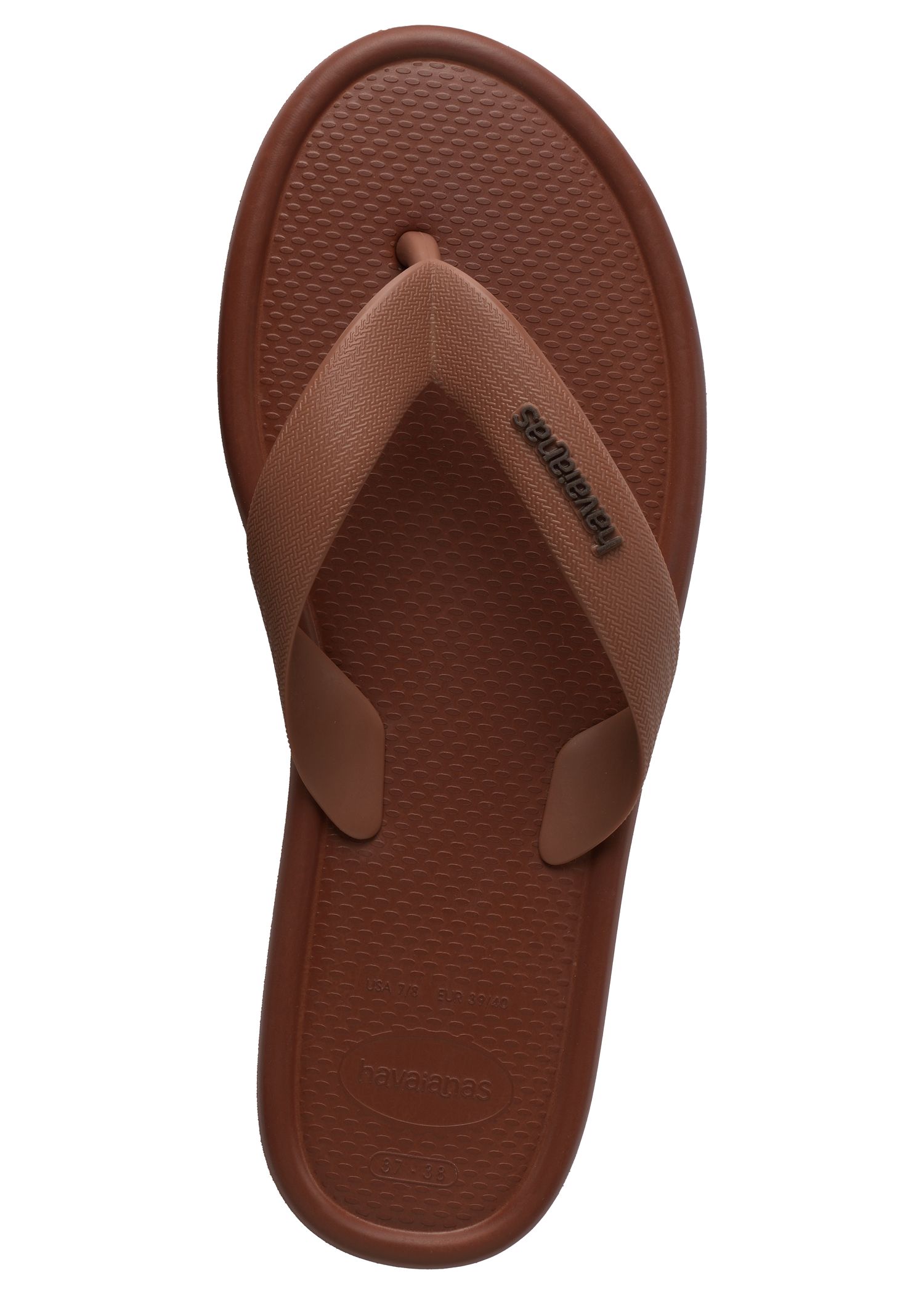 Havaianas Puffed Up Flip Flops Rust