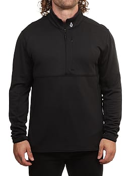 Volcom Gridlock Mock Neck Fleece Black