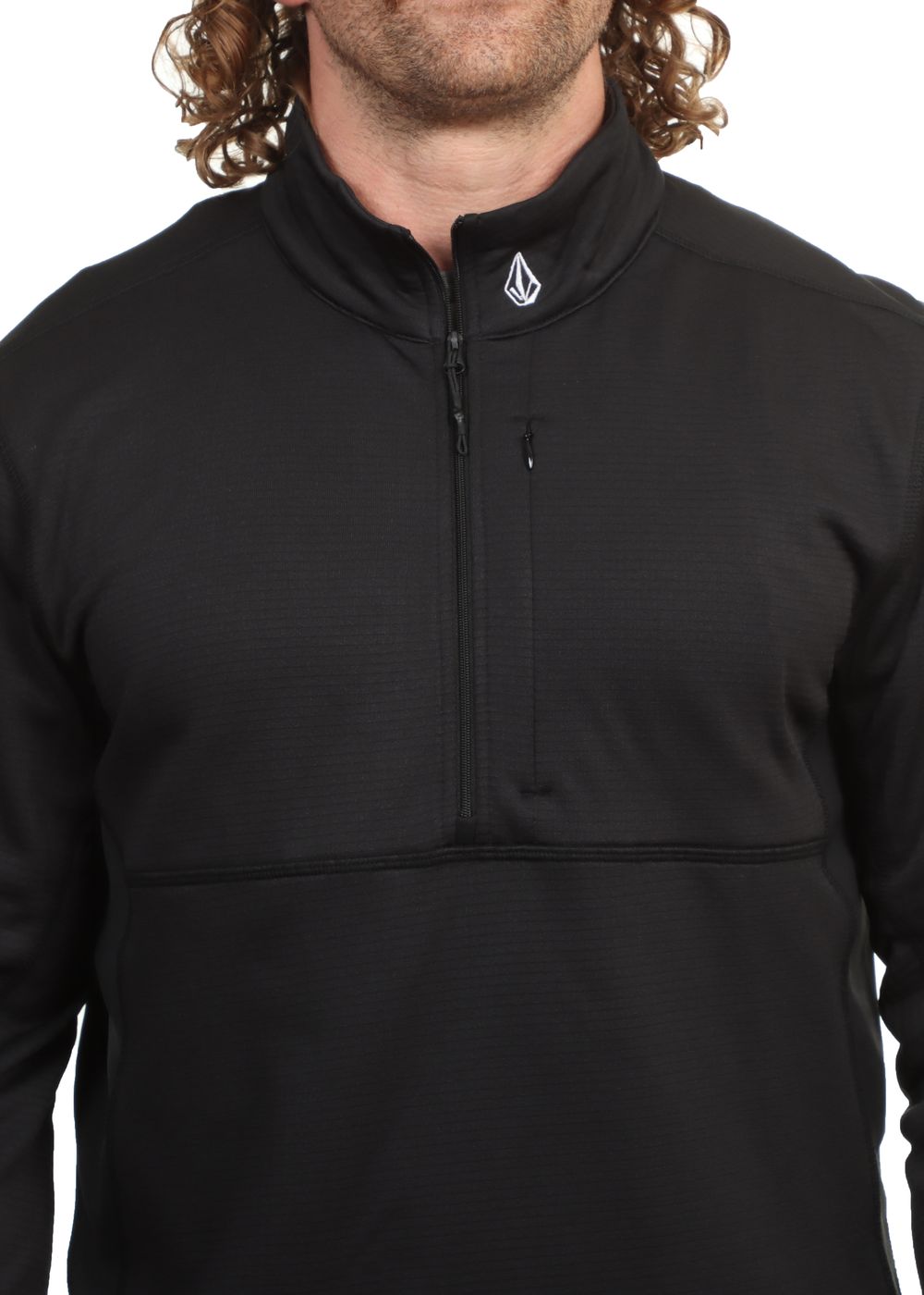 Volcom Gridlock Mock Neck Fleece Black