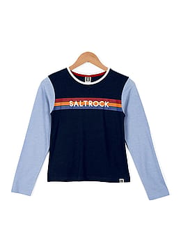 Saltrock Girls Classic Stripe L/S Blue