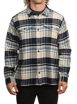 Patagonia Fjord Flannel Shirt Sunken Blue