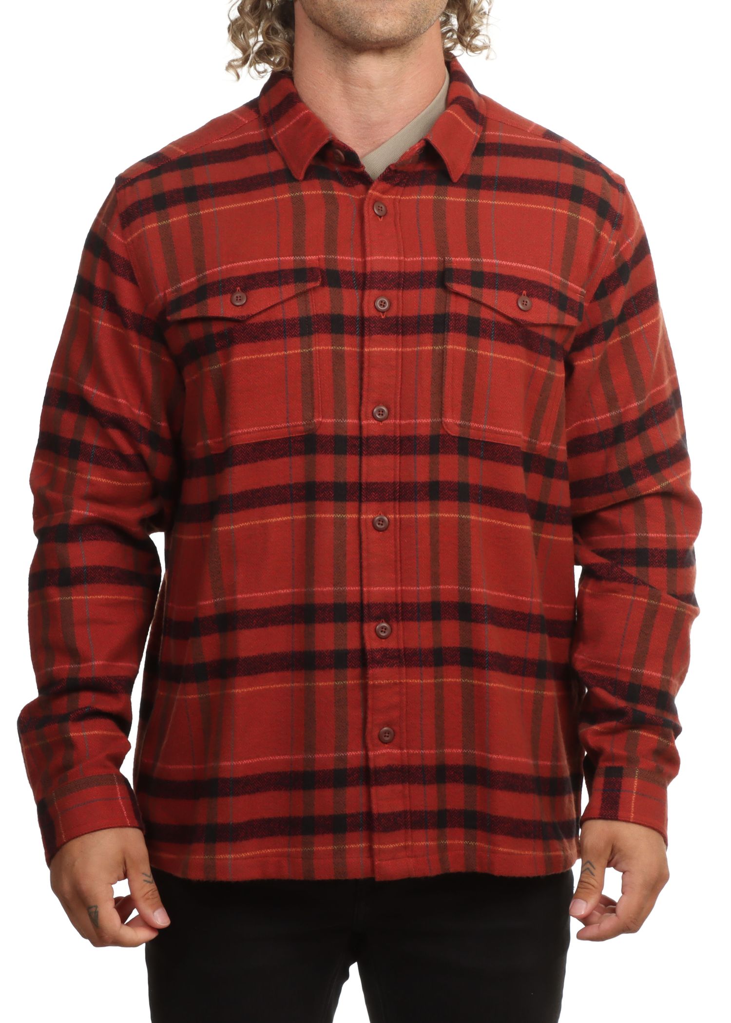 Patagonia Fjord Flannel Shirt Dried Vanilla
