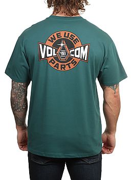 Volcom Parted Out Pocket Tee Rifle Green