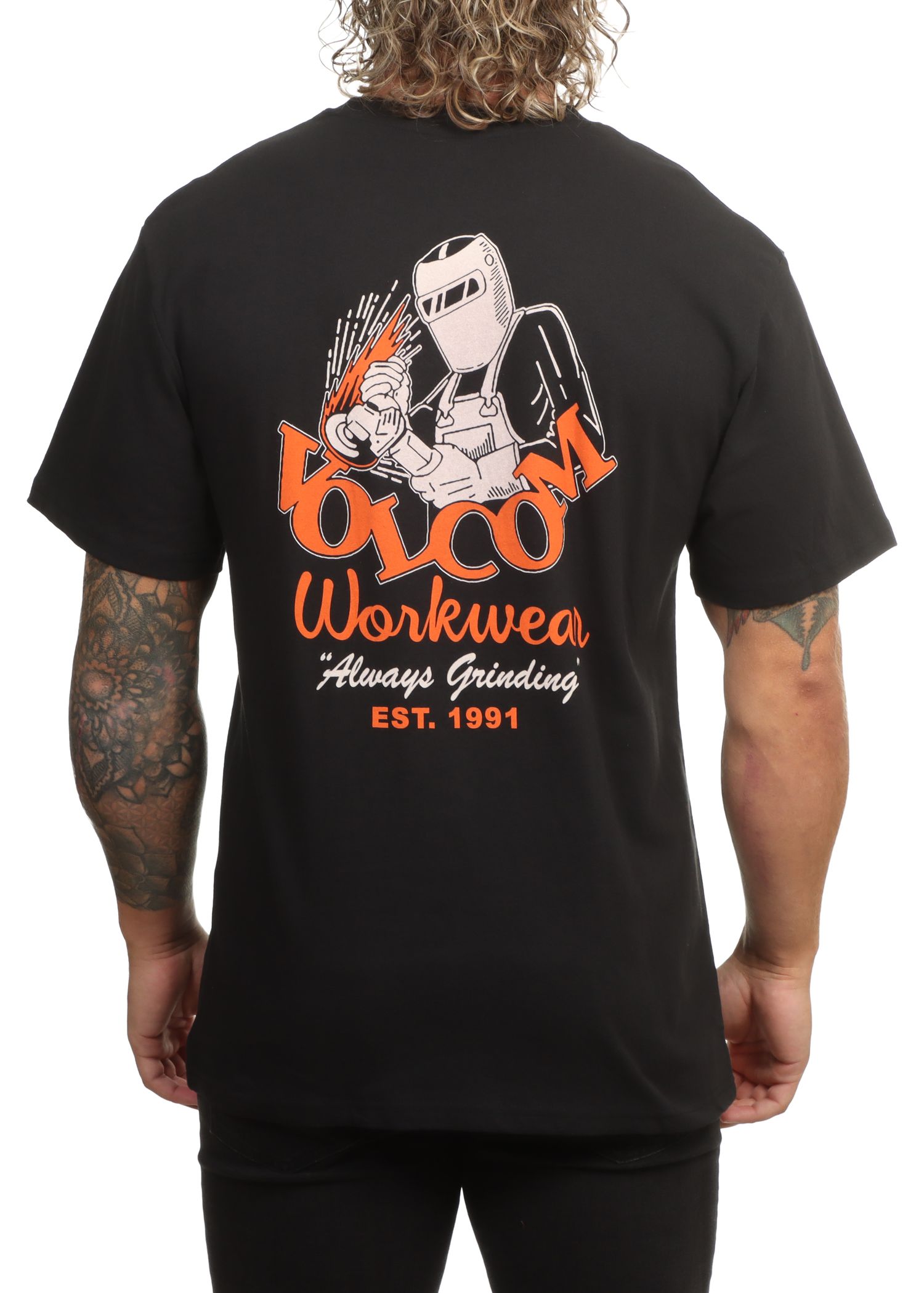 Volcom Always Grinding Tee Black