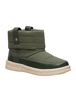 Hey Dude Camden Cuff Quilt Boots Dark Olive