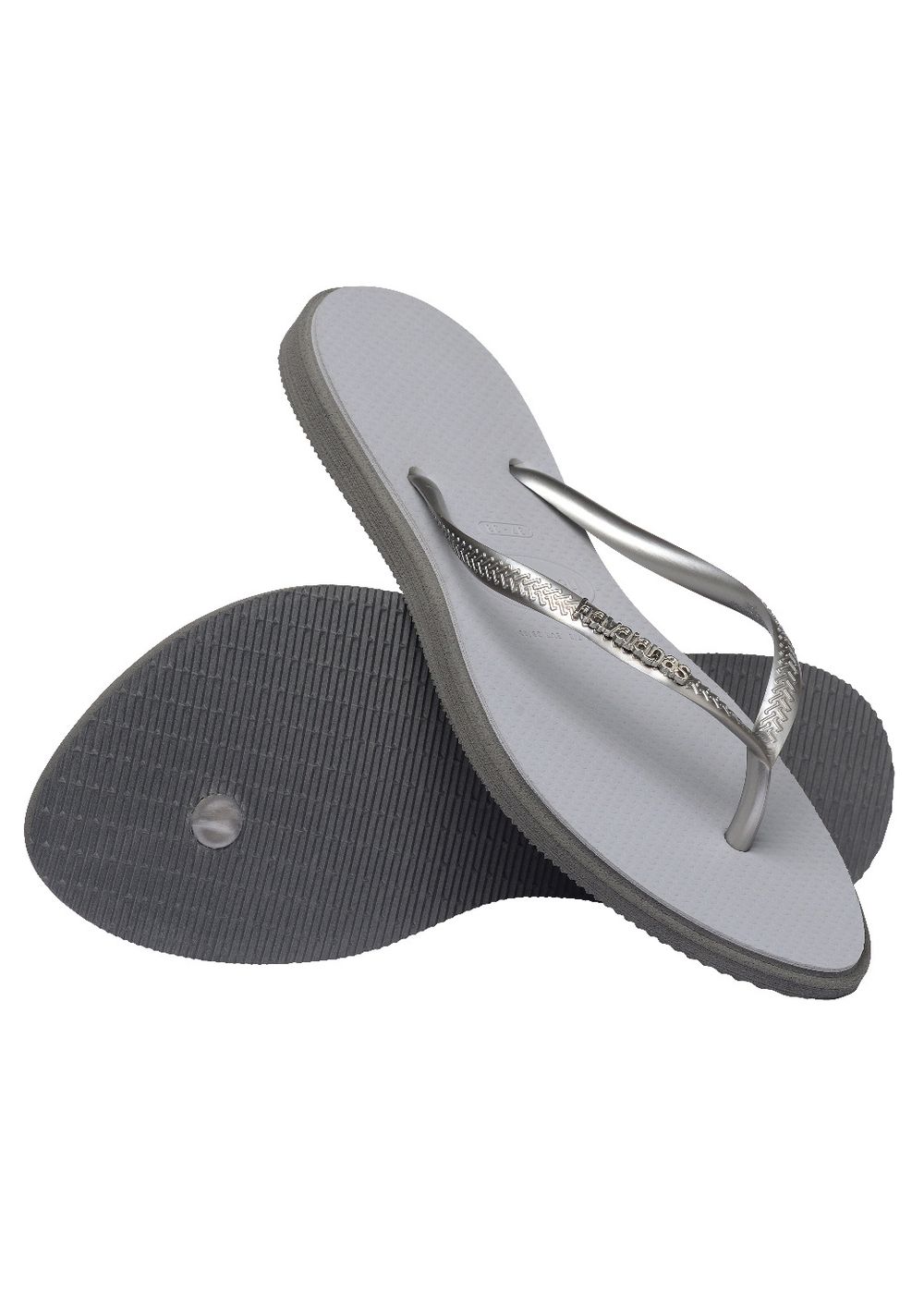 Havaianas Slim Point Flip Flops Steel Grey