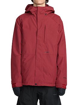 Volcom Dua Ins Gore Tex Snow Jacket Burnt Red