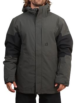 Volcom Primry Insulated Snow Jacket Dark Grey