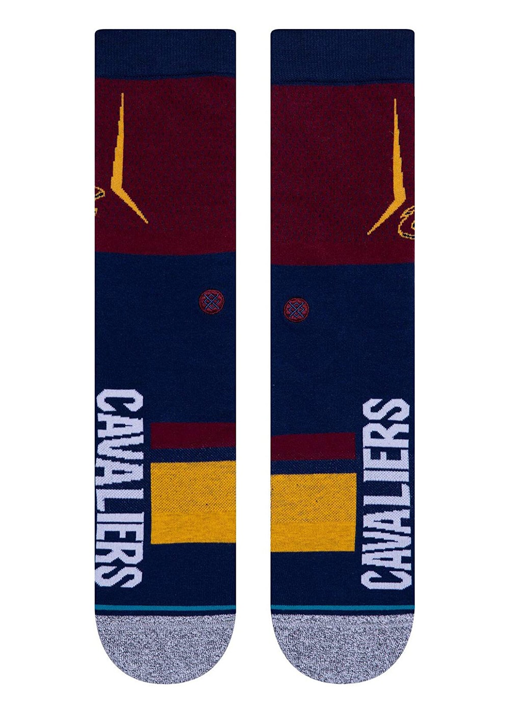 Stance Cleveland Cavaliers Shortcut 2 Socks Maroon