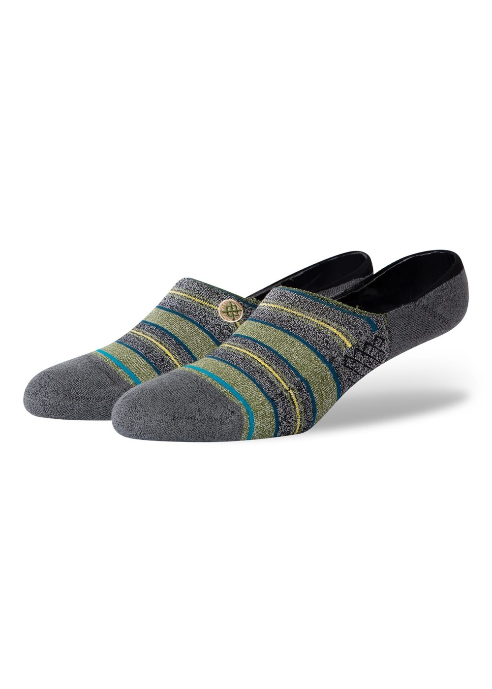 Stance Defeat No Show Socks Green