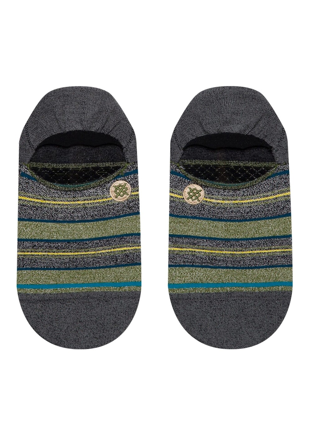 Stance Defeat No Show Socks Green