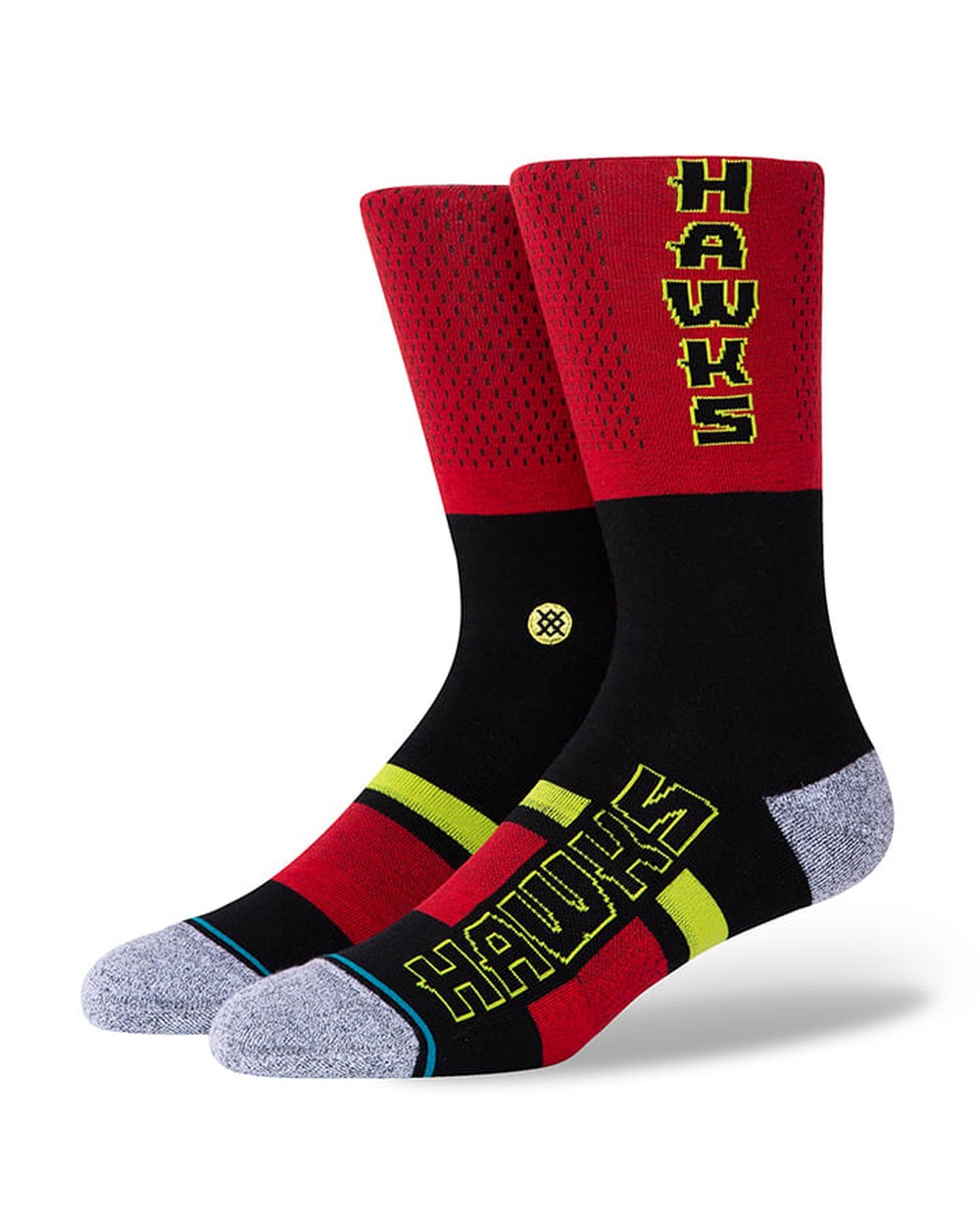 Stance Atlanta Hawks Shortcut 2 Socks Red